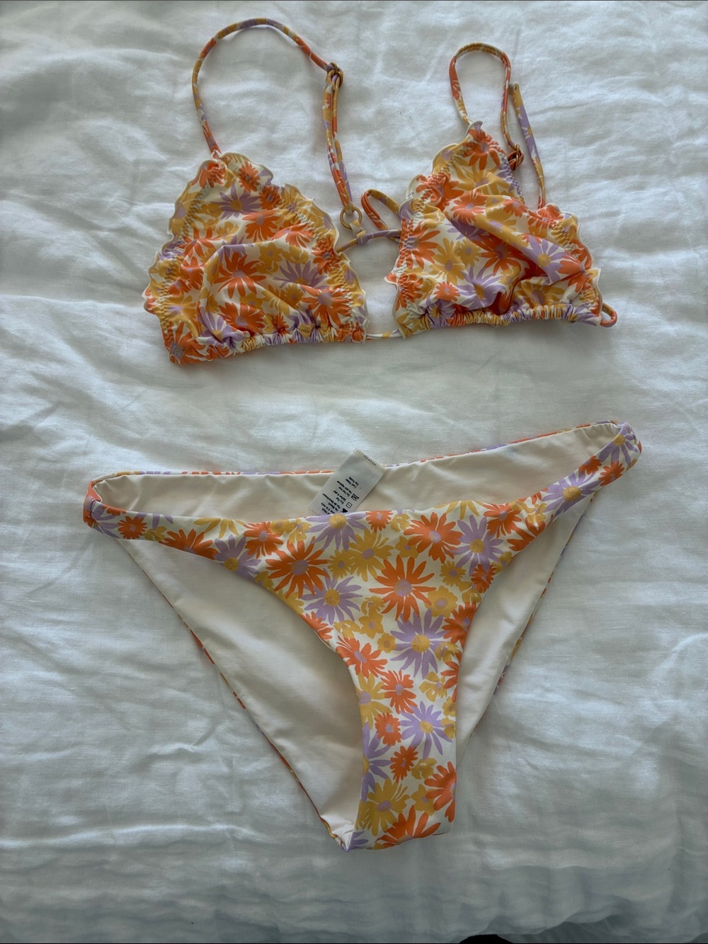 l*space Maggie Roger’s oopsie daisy Bikini  large top medium bottom